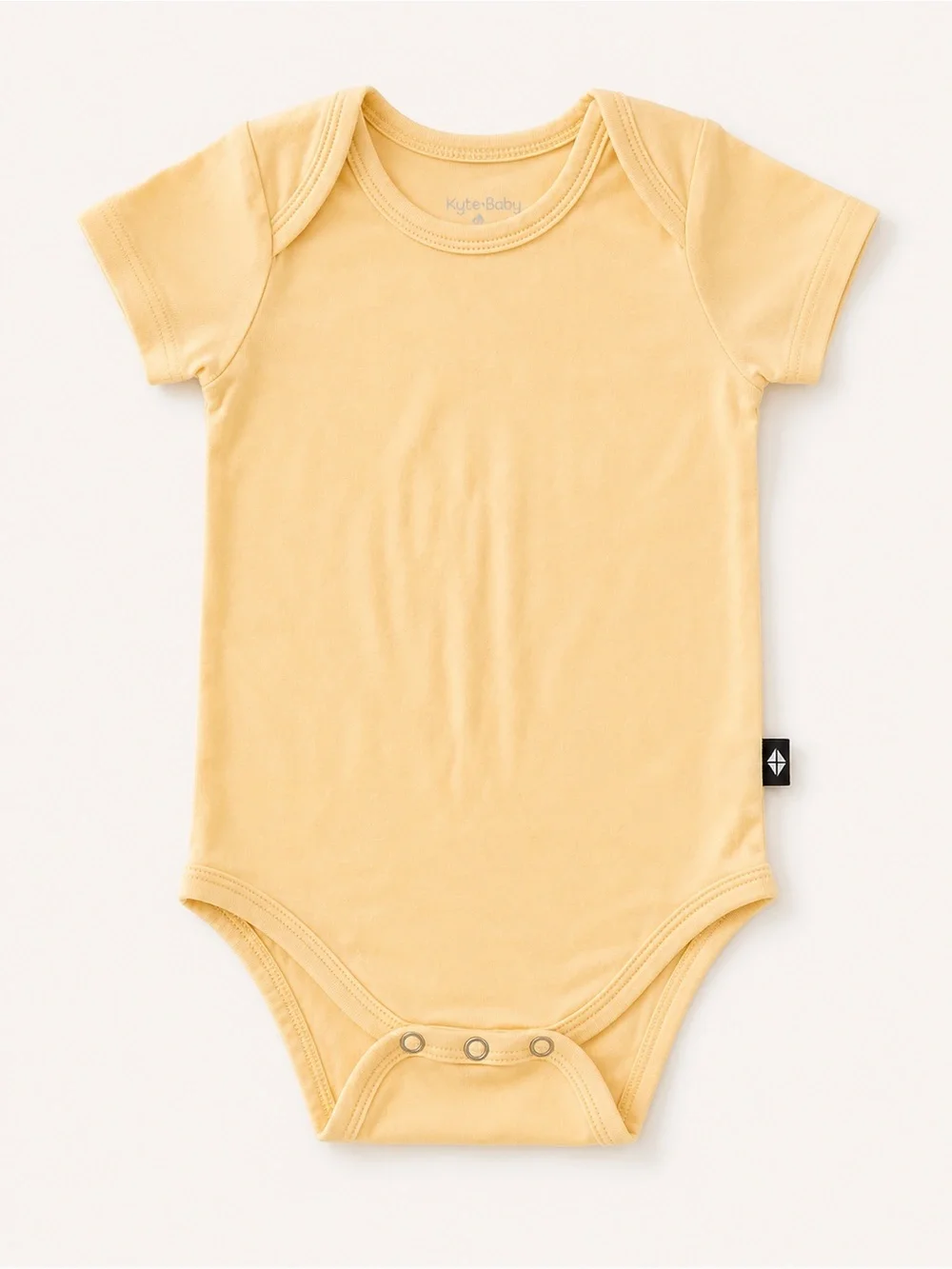 Kyte Baby Lilikoi Bamboo Bodysuit Onesie 6–12M Buttery Yellow